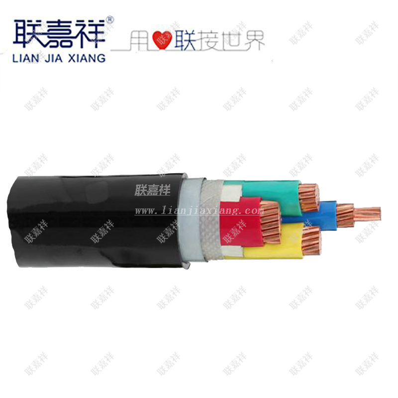 YJV22- 交聯聚乙烯絕緣鋼帶铠裝聚氯乙烯護套電力電纜